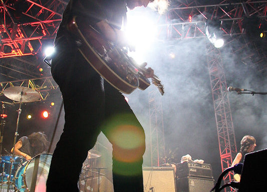 Silversun Pickups perform on stage.